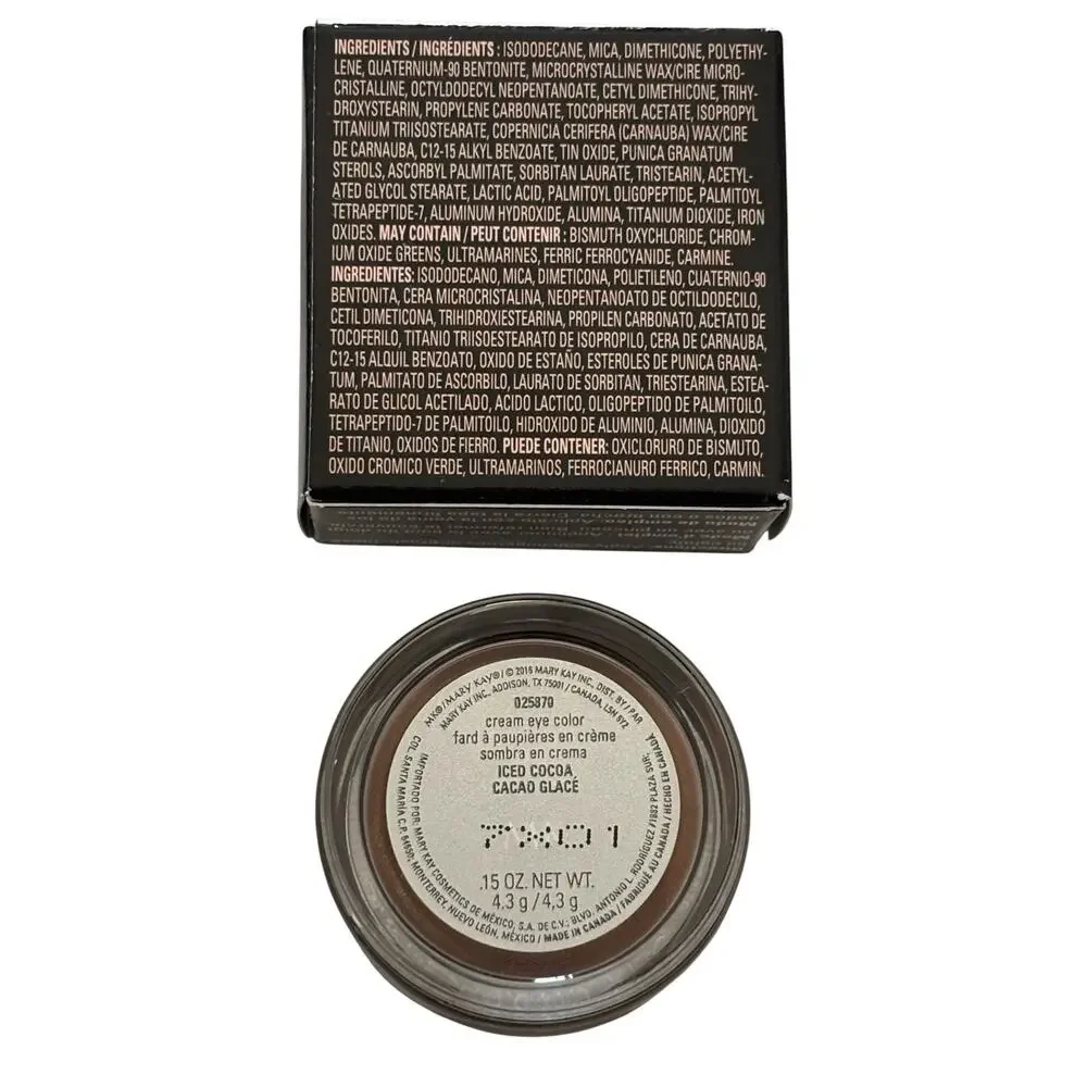 Mary Kay Cream Eye Color Iced Cocoa #025870 DISCONTINUED .15 oz New With Box